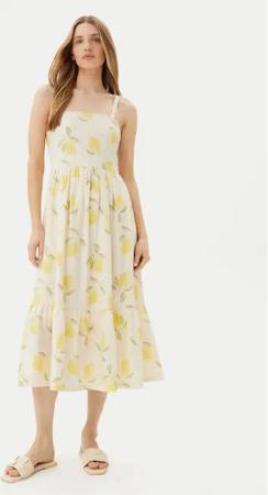 ONLY Sommerkleid Eve 15350884 Beige Regular Fit