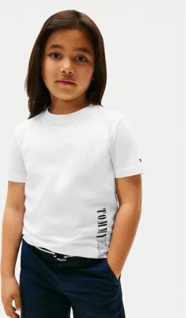 Tommy Hilfiger T-Shirt Graphic KB0KB09870 Weiß Regular Fit