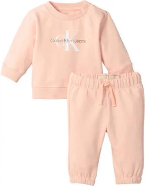 Calvin Klein Jeans Jogginganzug Monogram IN0IN00017 Rosa Regular Fit