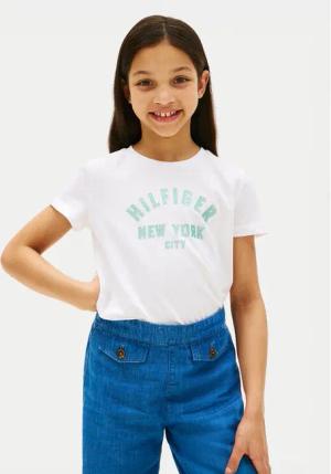 Tommy Hilfiger T-Shirt Graphic KG0KG08813 Weiß Regular Fit
