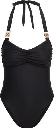 Moda Minx Badeanzug "Amour Rouched", (1 St.), mit tollem Steinbesatz