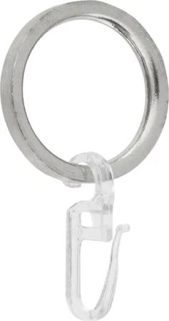 GARESA Gardinenring "Ring mit Haken", (10 St.), für Durchmesser bis 20mm, einfache Montage