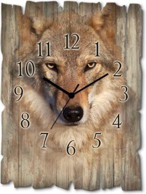 Artland Wanduhr "Wolf", wahlweise mit Quarz- oder Funkuhrwerk, lautlos ohne Tickgeräusche