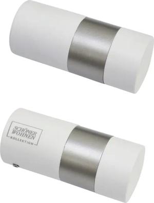 SCHÖNER WOHNEN-Kollektion Gardinenstangen-Endstück "Zylinder für Ø 20 mm", (2 St.), Serie Einzelprogramm Leon Ø 20 mm