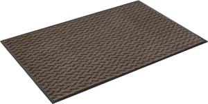 wash+dry by Kleen-Tex Fußmatte "Duo Mocha", rechteckig, 9 mm Höhe, Schmutzfangmatte, rutschhemmend, In- und Outdoor geeignet, waschbar