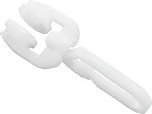 GARDINIA Gardinenring "T-Rollringe mit Faltenlegehaken", (20 St.), Serie T-Schiene
