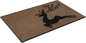 wash+dry by Kleen-Tex Fußmatte "Jumping Deer", rechteckig, 7 mm Höhe