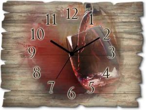 Artland Wanduhr "Wein - Rotwein", wahlweise mit Quarz- oder Funkuhrwerk, lautlos ohne Tickgeräusche