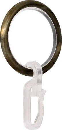 GARESA Gardinenring "Ring mit Haken", (10 St.), für Durchmesser bis 16 mm, einfache Montage