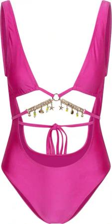 Moda Minx Badeanzug "Seychellen Seestern", (1 St.), mit funkelndem Steinbesatz