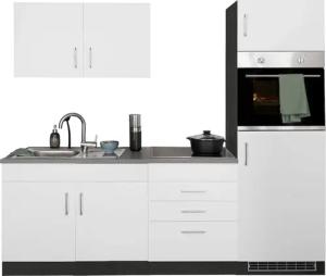 HELD MÖBEL Küchenzeile "Paris", ohne E-Geräte, Breite 220 cm