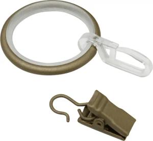 GARDINIA Gardinenring "Kira mit Gleiteinlage", (10 St.), Serie Gardinenstange Kira