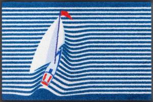 wash+dry by Kleen-Tex Fußmatte "Sailing Boat", rechteckig, 7 mm Höhe