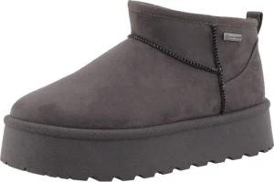 TOM TAILOR Winterboots, Plateau, Schlupfboots, Hausschuh mit modischen Ziernähten