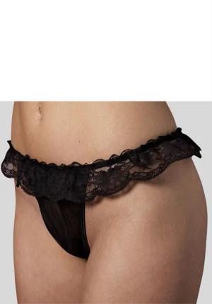petite fleur gold String, mit Spitze