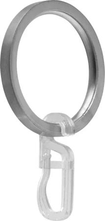 GARESA Gardinenring "Flachring mit Haken", (20 St.), für Durchmesser bis 20mm, einfache Montage