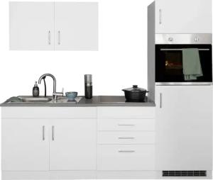 HELD MÖBEL Küchenzeile "Paris", ohne E-Geräte, Breite 220 cm