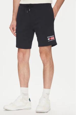 Tommy Hilfiger Sportshorts American MW0MW39862 Dunkelblau Regular Fit