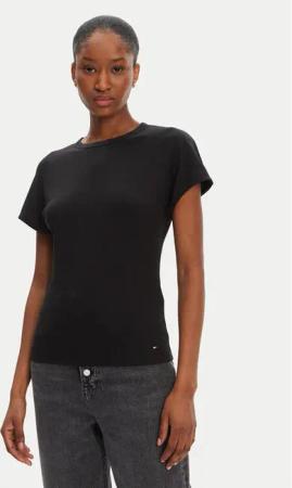 Tommy Hilfiger T-Shirt WW0WW45731 Schwarz Slim Fit