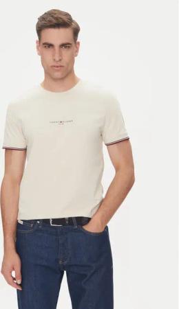 Tommy Hilfiger T-Shirt Logo MW0MW32584 Beige Regular Fit