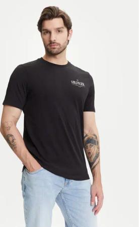 Tommy Hilfiger T-Shirt Stack MW0MW39355 Schwarz Regular Fit