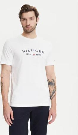 Tommy Hilfiger T-Shirt Fathers Day MW0MW39356 Weiß Regular Fit