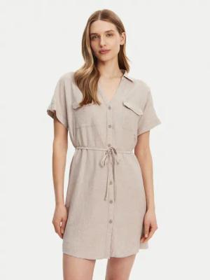 Vero Moda Sommerkleid Linn 10323027 Grau Relaxed Fit