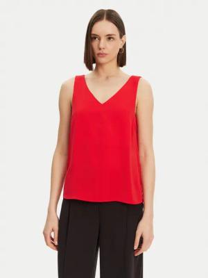 Pieces Top Franan 17146424 Rot Regular Fit
