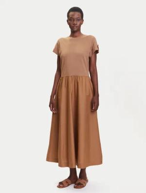 Tommy Hilfiger Kleid für den Alltag Modern Cody WW0WW46711 Braun Regular Fit