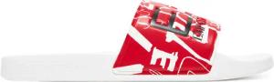 EA7 Emporio Armani Pantoletten 7X000108 AF15118 M0113 Rot