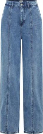 Mustang Damen Jeans Style Luise Wide blau mittel