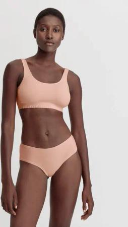 hessnatur Damen Bustier Softbund COTTON FEEL aus Bio-Baumwolle - rosa - Größe 42