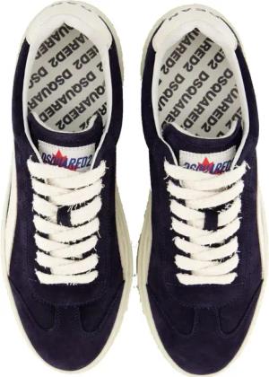 Dsquared2 Low-Top Sneaker - Heren Rider Sneaker Navy - Gr. 44 (EU) - in Schwarz - für Damen