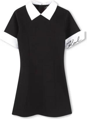 Karl Lagerfeld Kids Kleid für den Alltag Z30462 D Schwarz Regular Fit