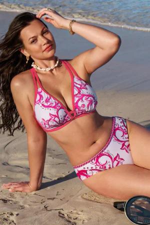 Diamant-Ausschnitt DD+ Bikini-Set