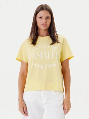 Vero Moda T-Shirt Sonna 10327143 Gelb Regular Fit