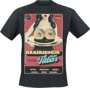 Rammstein T-Shirt - Dicke Titten - M bis 5XL - für Männer - Größe XL - schwarz  - Lizenziertes Merchandise!