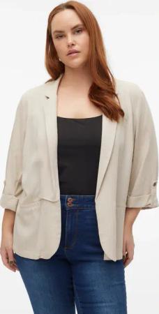 Vero Moda Curve Kurzblazer "VMCJESMILO 3/4 BLAZER WVN GA NOOS CUR"