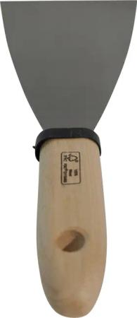 A.S. Création Malerspachtel, Edelstahl, Holzgriff, 8 cm breit