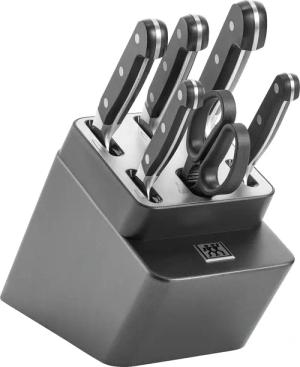 Zwilling Messerblock "Pro", 7 tlg., Made in Germany, selbstschärfender Messerblock, Sonderschmelze