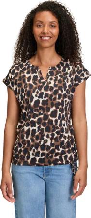 Betty&Co Kurzarmshirt "Betty & Co Casual-Shirt mit Tunnelzug", (1 tlg.), Druck