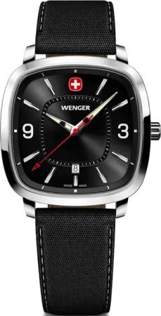Wenger 01.1921.107 Herrenuhr Vintage Sport 37mm 5ATM