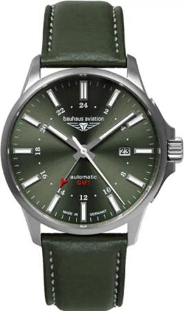 Bauhaus 2868-4 Herrenuhr Aviation Automatik Titanium 42mm 10ATM