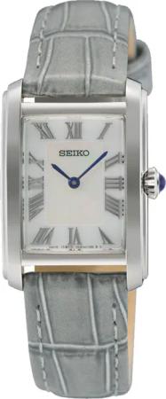 Seiko SWR099P1 Damenuhr Classic Quarz Eckig 22mm 5ATM