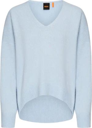 BOSS ORANGE Strickpullover "Fondella Premium Damenmode", mit überschnittenen Schultern