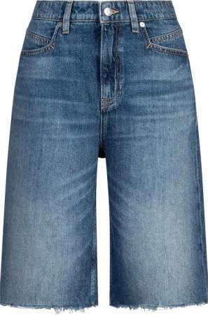 BOSS ORANGE Shorts "DENIM JORTS Premium Damenmode", mit Logostickerei hinten