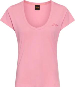 BOSS ORANGE V-Shirt "Eslane Premium Damenmode", mit Logoschriftzug