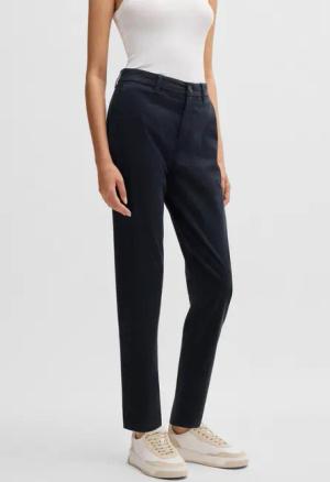 BOSS ORANGE Webhose "Tachini Premium Damenmode", mit Leder-Brandlabel am hinteren Bundabschluss