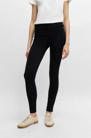 BOSS ORANGE Leggings "Estretch Premium Damenmode", Naht-Details auf der Vorderseite
