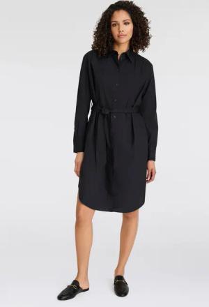 BOSS ORANGE Blusenkleid "Delegant Premium Damenmode", mit Taillengürtel